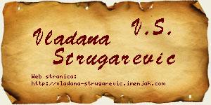 Vladana Strugarević vizit kartica